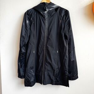 LULULEMON Black Windbreaker Hooded Jacket
